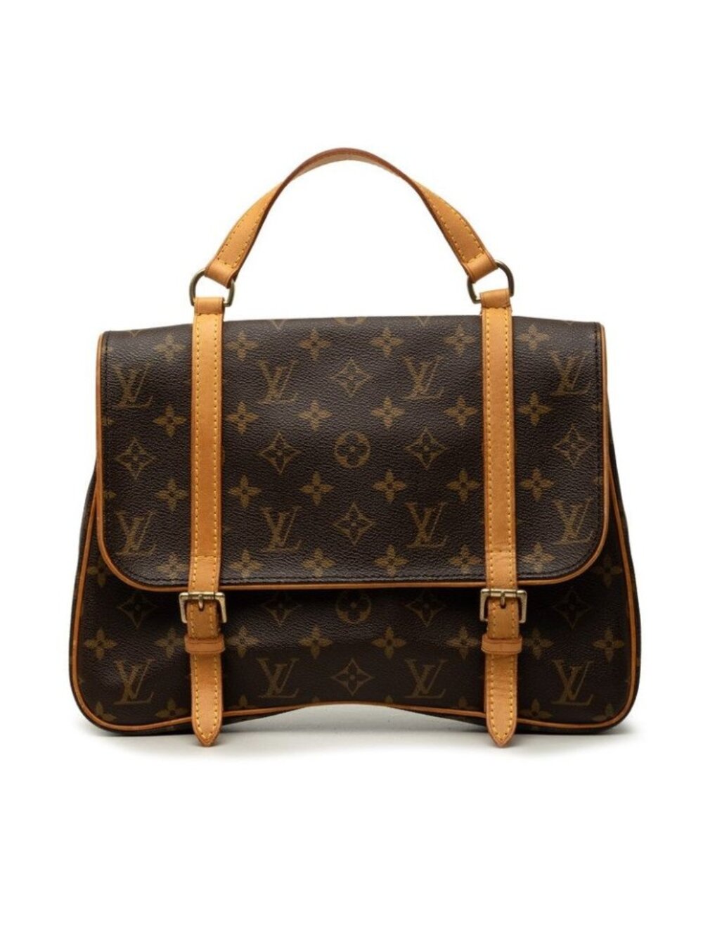 Louis Vuitton Monogram Marelle Sac a Dos Handbag Brown Leather